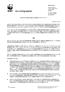 2013年7月1日発表 SMG/APP社の購入企業および投資家への