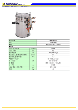 鶴見製作所 EVM3-960 簡易ウェルポンプ100V 仕様 吐出口径&times;本数