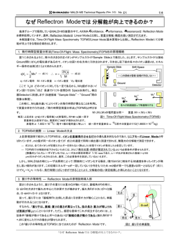 なぜ Reflectron Modeでは分解能が向上できるのか？