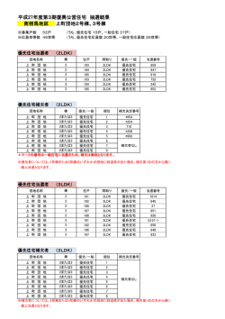 南相馬地区 上町団地2号棟、3号棟 平成27年度第3期復興公営住宅