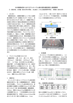 水中爆発成形におけるアルミニウム板の変形速度測定と数値解析