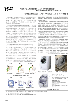 ななめドラム洗濯乾燥機≪ NA-V81 ≫の開発期間短縮に 重心位置計測