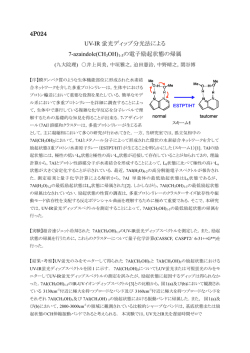 4P024 UV-IR 蛍光ディップ分光法による 7-azaindole(CH3OH)1