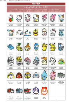 メルヘンランド キーチェーン作り