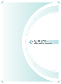 2012年版 - Ishikawa Watanabe Laboratory