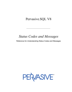 Status Codes and Messages
