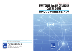CATALOGUE SWITCHES for AIR CYLINDER