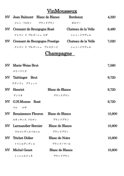 VinMousseux Champagne - QUAND L`APPETIT VA TOUT VA！