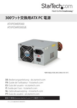 300ワット交換用ATX PC 電源
