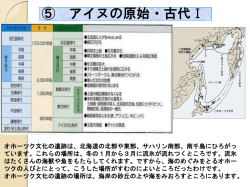 2707 アイヌ（ウタリ）の歴史 津島人権学習講座 資料②