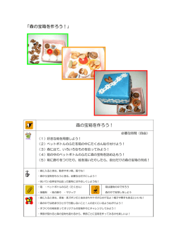 森の宝箱