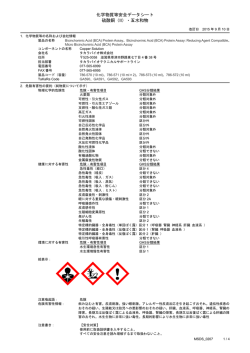 化学物質等安全データシート 硫酸銅（II）・五水和物