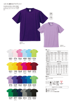 コスパに優れたドライTシャツ