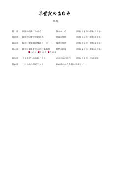 目次 - 四変テック株式会社