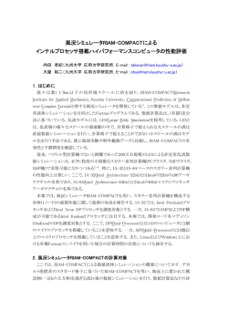 風況シミュレータRIAM-COMPACTによる インテル