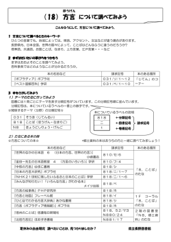 （18） 方言 - 県立長野図書館