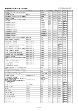 10月の新着リスト(PDF:225KB)