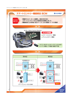 スマートエン トリー機E=統合 BCM