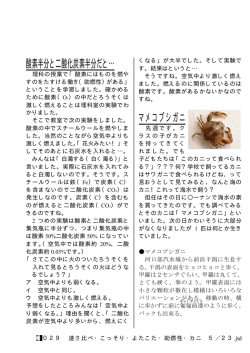 酸素半分と二酸化炭素半分だと&hellip; マメコブシガニ