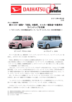 対象車 - Daihatsu