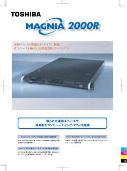 MAGNIA2000R - 東芝ソリューション株式会社