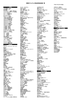 西尾市プレミアム付商品券取扱店舗一覧