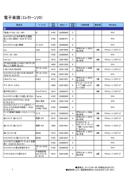 電子楽譜（ｴﾚｸﾄｰﾝｿﾛ） - ヤマハミュージックメディア