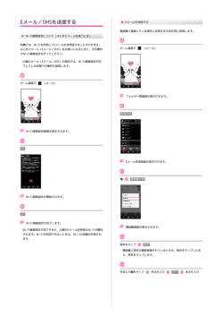 Eメール／SMSを送信する