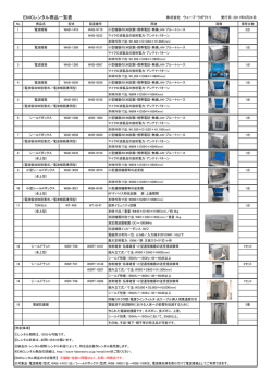 EMCレンタル商品一覧表