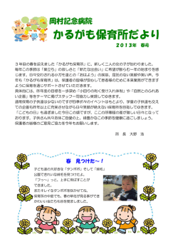 2013年 春号（PDF：526KB）