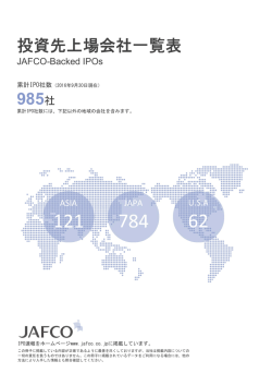 投資先上場会社一覧表 985社