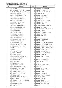 著作隣接権擁護基金分配不明者