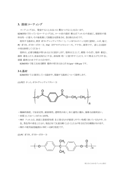 3. 溶液コーティング