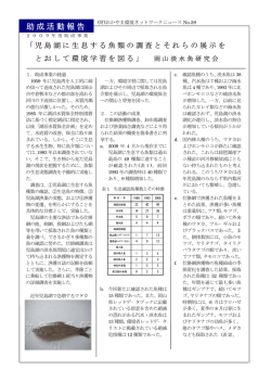 助成活動報告