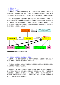 （1）ビタミンA（PDF）