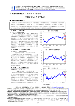 来週の投資環境 - しんきんアセットマネジメント投信
