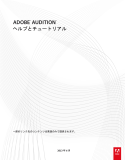 ADOBE&reg; AUDITION