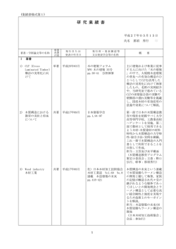 研 究 業 績 書 - NIPPON INSTITUTE of TECHNOLOGY