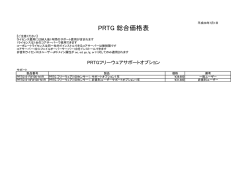 PRTG 総合価格表