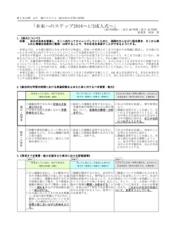 「未来へのステップ2016～1/2成人式～」