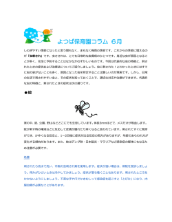 6月 虫