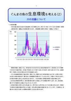 ぐんまの魚の生息環境を考える（2） - 日本一のアユを取り戻す会 公式