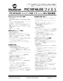 PIC18F46J50 ファミリ