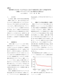 4E15 MO/MC 法を用いた化学反応に及ぼす溶媒効果に関する理論的
