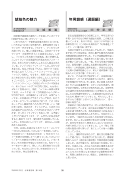 琥珀色の魅力 年男雑感（還暦編）