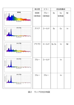図2 ランプ分光分布図(PDF:85KB)