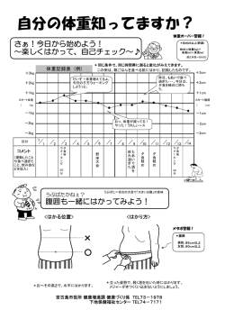 体重記録表