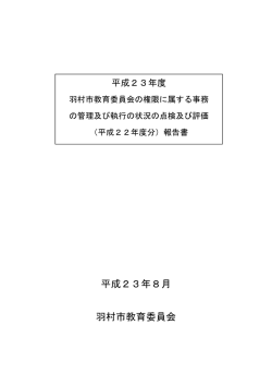 (平成22年度分)報告書