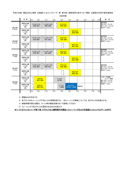 日程 - 北海道サッカー協会