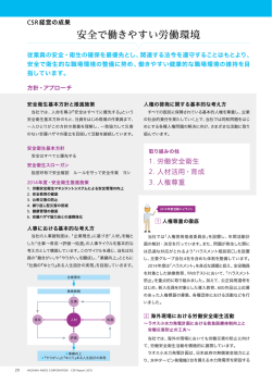 安全で働きやすい労働環境